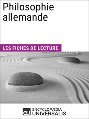 cover image of Philosophie allemande